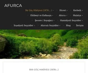 Afurca.com(Kaf Dağı’nın ardındaki vatan) Screenshot