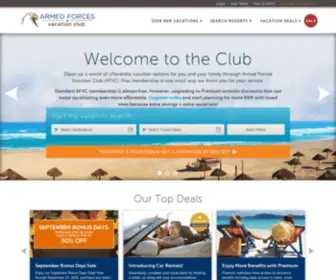 AfvClub.ca(Military Vacation Deals for families) Screenshot