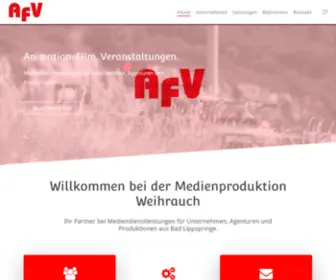 AFV.de(AFV Medienproduktion Weihrauch) Screenshot