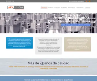 Afvinicia.com(Anodizado de Aluminio en Barcelona) Screenshot