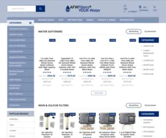 Afwfilters.com(Water Softeners) Screenshot