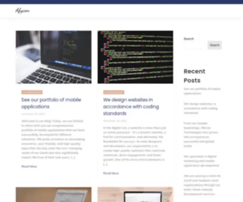 Afycon.com(Webdesign company) Screenshot