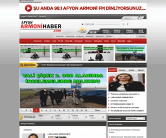 Afyonarmonihaber.com(Proje) Screenshot