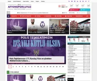 Afyonsporluyuz.com(Afyonspor Haber) Screenshot