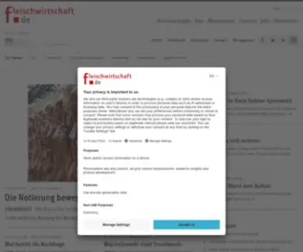 AFZ.de(Online Edition von afz und FLEISCHWIRTSCHAFT) Screenshot