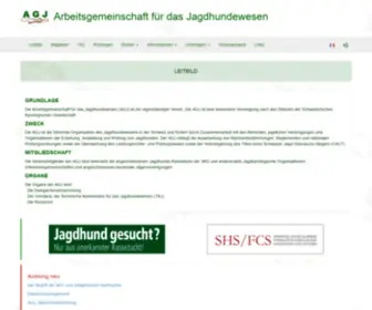 AG-Jagdhunde.ch(AG Jagdhunde) Screenshot