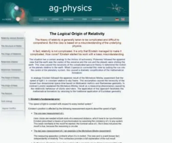 AG-PHysics.org(Weiterleitung Main) Screenshot