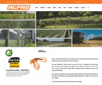 AG-Pro.com.au(Tractor Implements & Attachments For Sale) Screenshot