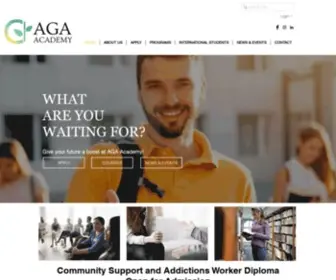 Aga-Academy.ca(AGA ACADEMY) Screenshot