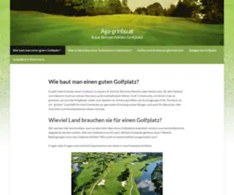 Aga-Grinbo.at(Wie baut man einen guten Golfplatz) Screenshot