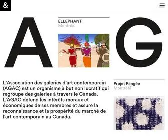 Agac.ca(Association) Screenshot