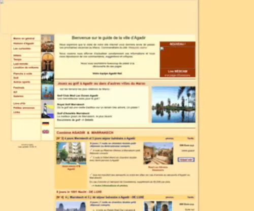 Agadir-Info.com(Hotel Agadir guide) Screenshot