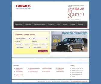 Agadir-Location-Voitures.com(Carsalis location voiture agadir) Screenshot