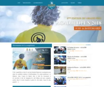 Agadiropen.com(Agadir Open Surf & Bodyboard) Screenshot