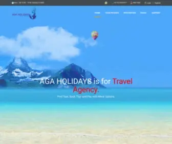 Agaholidays.com(AGA HOLIDAYS) Screenshot