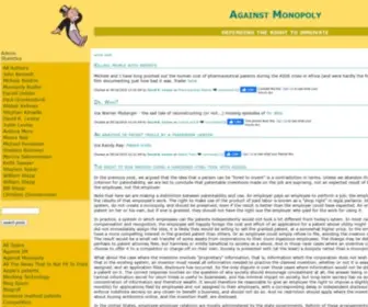 Againstmonopoly.org(Againstmonopoly) Screenshot