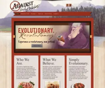 Againstthegrainpetfood.com(Against the Grain) Screenshot