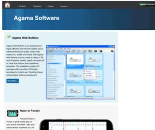 Agamabuttons.com(Agama Web Buttons) Screenshot