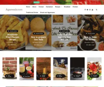 Agameals.com(agameals) Screenshot