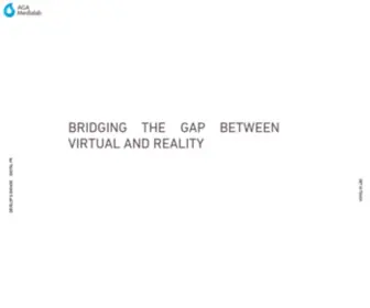 Agamedialab.com(Boutique agency specializing in cutting edge web trends) Screenshot