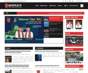 Agamkab.go.id(Website Resmi Pemerintah Kabupaten Agam) Screenshot