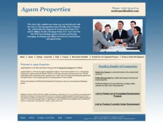 Agamproperties.com(Bank Owned REO Properties) Screenshot