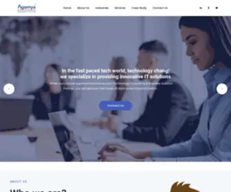 Agamyasolutions.com(Agamya Solutions) Screenshot