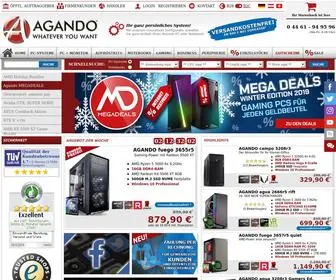 Agando-Shop.de(AGANDO Shop) Screenshot