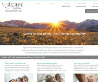 Agape-Healthcare.com(Hospice And Palliative Care) Screenshot
