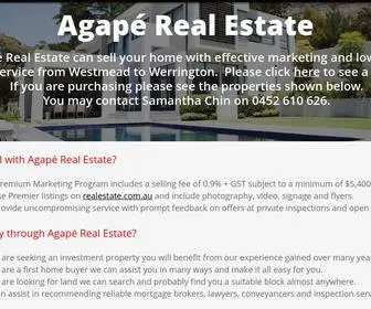 Agapeagency.com(Agapé) Screenshot
