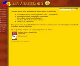 Agapebiblestudy.com(Agape Bible Study) Screenshot