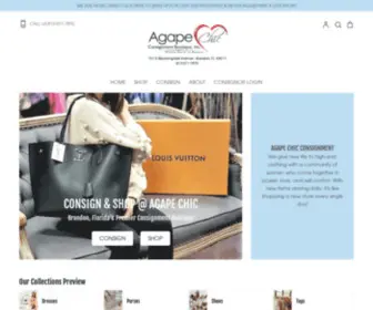 Agapechicboutique.com(Agape Chic Consignment Boutique) Screenshot