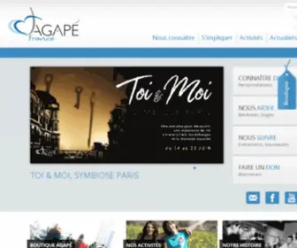 Agapefrance.org(Découvrir) Screenshot