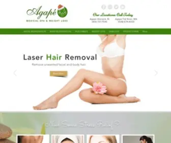 Agapemedical.com(Agape Medical Spa) Screenshot