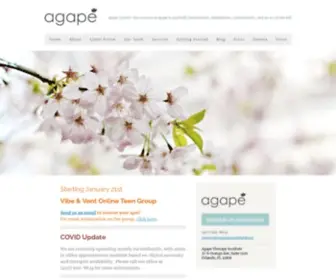 Agapementalhealth.org(Agape Therapy Institute) Screenshot