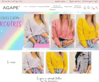 Agapemoda.com.co(Hogar Virtual) Screenshot