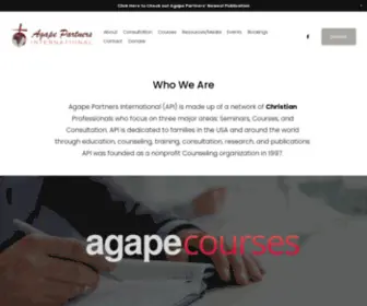 Agapepartners.org(Agape Partners International) Screenshot