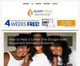 Agapepress.org(Agape Press) Screenshot