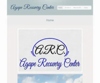 Agaperecoverycenter.org(Home) Screenshot