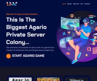 Agar.live(Unblocked Agar.io PVP Server Game) Screenshot