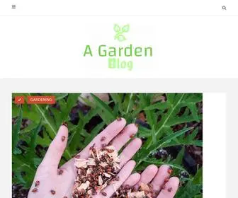 Agardenblog.com(A Garden Blog) Screenshot