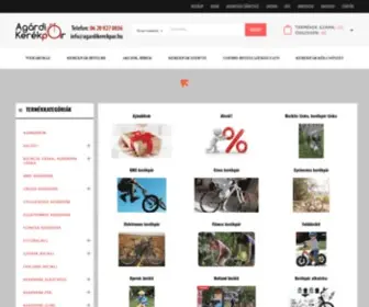 Agardikerekpar.hu(Agárdi Kerékpár) Screenshot