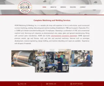 Agarmachine.com(Agar Machining & Welding Inc) Screenshot