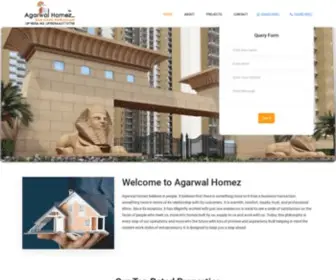 Agarwalhomez.com(Agarwal Homez) Screenshot