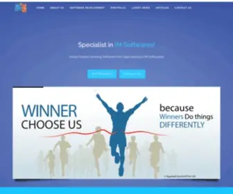 Agarwalinnosoft.com(India's Fastest Growing Software Firm Specializing in IM Softwares) Screenshot