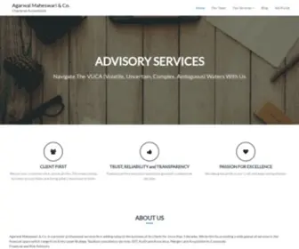 Agarwalmaheswari.com(Chartered Accountants) Screenshot