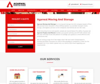Agarwalmovingandstorage.com(Agarwal Moving And Storage) Screenshot