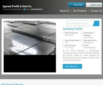 Agarwalsteels.com(Boiler Quality Plates) Screenshot