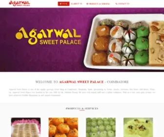 Agarwalsweetpalace.in(Agarwal Sweet Palace) Screenshot