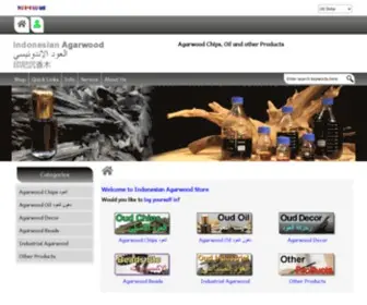 Agarwood-Gaharu.com(Indonesia Agarwood) Screenshot